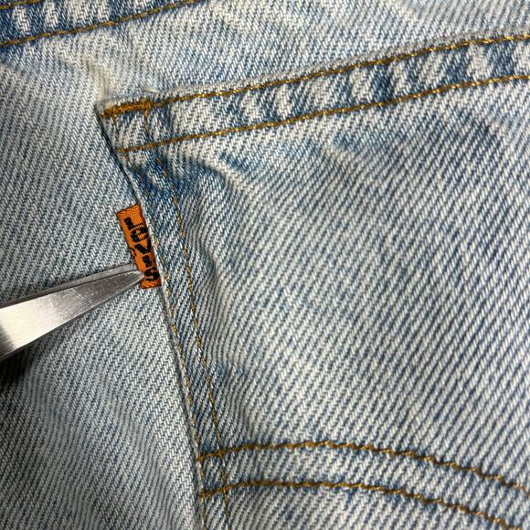 Vintage Levi's 505 Jeans Mens Size 36X30 Blue Stonewashed Denim Straight Leg 90s - Picture 5 of 11